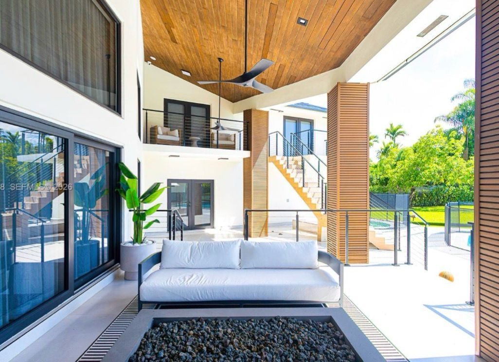 Pool and outdoor living area